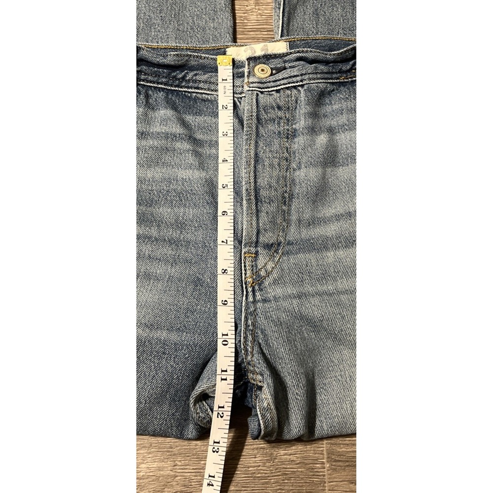 We The Free Maggie High Rise Cropped Straight Leg Distressed Jean SZ 31 (33x27) - Picture 6 of 10